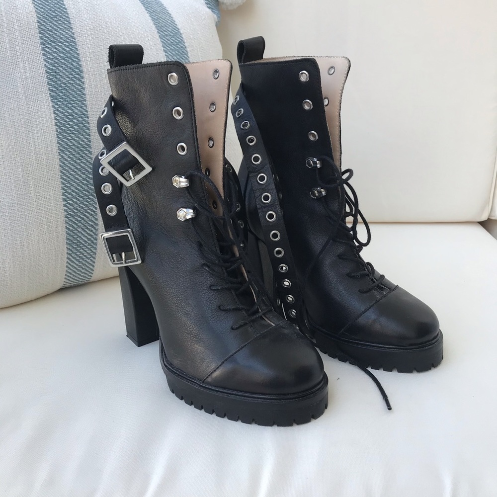 Black Heeled Boots
